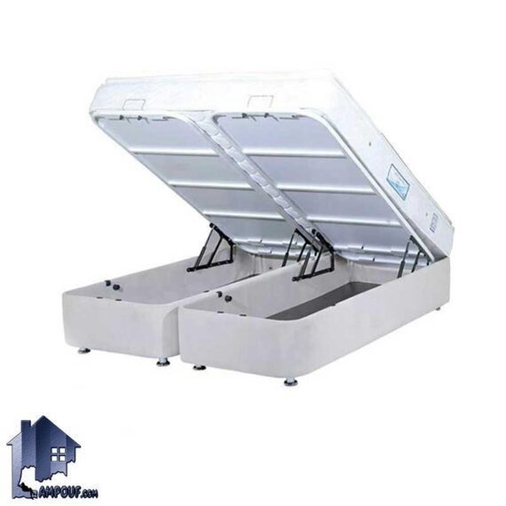 باکس صندوق دار و جک دار 160*200 , 140*200 , 120*200 ,90*200 , 180*200 صندوقدار جکدار BRA204 که به عنوان یک تخت خواب دو نفره میتواند در اتاق خواب منازل و ویلا ها و هتل ها و خوابگاه ها مورد استفاده قرار بگیرد