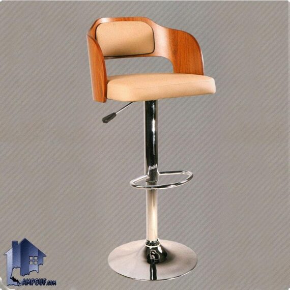 صندلی اپن BSO2017 که از MDF به صورت خم ساخته شده و به صورت جکدار بوده و برای کانتر و آشپزخانه و میز باز با رنگ های متنوع طراحی شده است .