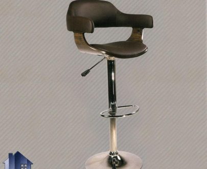 صندلی اپن BSO2178 که برای میز های بار آشپزخانه رستوران و کافی شاپ و فست فود به عنوان صندلی جکدار با بدنه MDF و پایه فلزی ساخته شده است.
