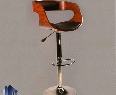 صندلی اپن BSO2207 که برای میز بار کانتر آشپزخانه با پایه فلزی جکدار و بدنه MDF خم شده یا رنگ های متنوع و طراحی زیبا ساخته شده است.