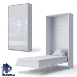 تخت کم جا CBJ300 که در ابعاد تخت خواب یک نفره و به صورت عمودی و تاشو و دیواری با مکانیزم کمجا طراحی شده است که دارای جنس بدنه از چوب مصنوعی می‌باشد.