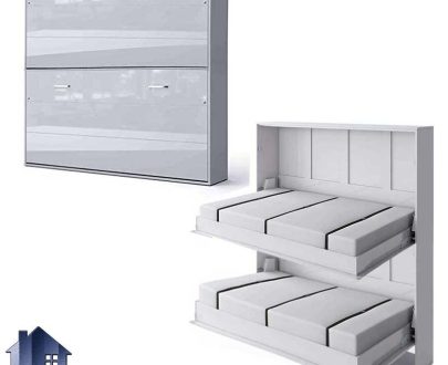 تخت کم جا CBJ400 که به صورت تخت خواب کمجا و دیواری و تاشو می‌تواند در اتاق خواب مورد استفاده قرار بگیرد و دارای طراحی به صورت دو طبقه ساخته شده است.
