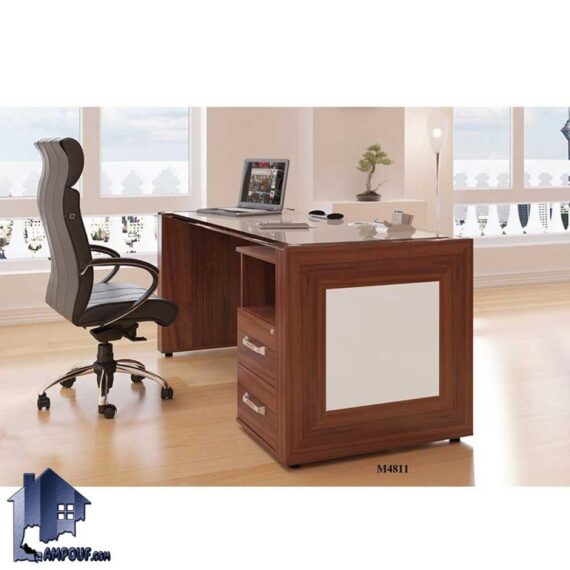 میز کارمندی EDN4811 و یا کارشناسی که می‌تواند به عنوان میز مدیریتی در محیط های اداری و یا حتی در منازل به عنوان میز کامپیوتر در اتاق کار استفاده شود.