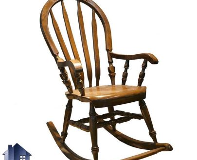 صندلی راک چوبی RCA108 که به عنوان صندلی راحتی در کنار شومینه و اتاق خواب مورد استفاده قرار می‌گیرد که دارای دسته های مبلی راحت می‌باشد.