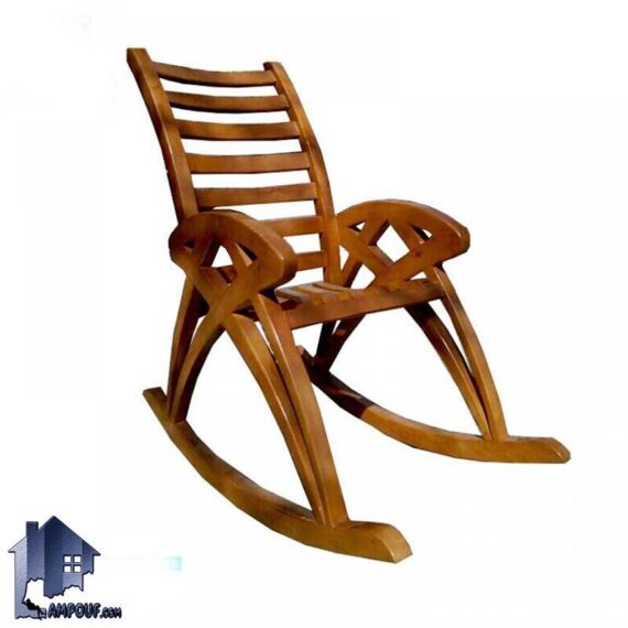 صندلی چوبی راک RCQ105 که از آن در داخل اتاق خواب و تراس و یا در کنار شومینه به عنوان صندلی راحتی و مطالعه با رنگ های متنوع استفاده می‌شود.