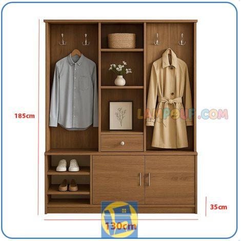کمد ایستاده جاکفشی و جالباسی SHJ223
