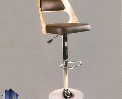 صندلی اپن و بار BSO2004 مناسب برای میز کانتر و آشپزخانه که دارای ارتفاع بلند و به صورت جکدار و دارای پایه فلزی با تعادل بسیار بالا می‌باشد.
