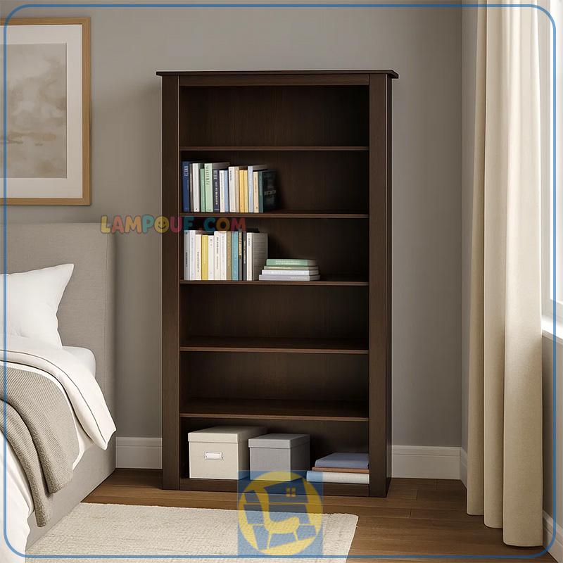 BCJ250-1 قفسه BCJ250 که به عنوان کمد کتابخانه و یا شلف با شش طبقه بدون درب که میتوان در اتاق خواب و یا سالن پذیرایی و یا دفاتر اداری مورد استفاده قرار بگیرد.