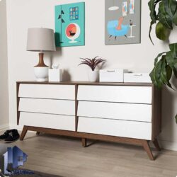 دراور DJ324 با طراحی کشو دار و با شش کشو که به صورت یک میز کنسول و میز آرایش میتواند در قسمت هایی مانند داخل اتاق خواب و با در دکور پذیرایی استفاده شود.