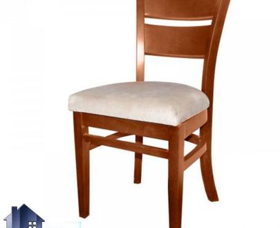صندلی نهارخوری DSA117 با بدنه چوبی مستحکم و نشیمن نرم که می‌تواند با تمامی میز های ناهار خوری و غذا خوری رستوران آشپزخانه کافی شاپ و فست فود ها ست شود.