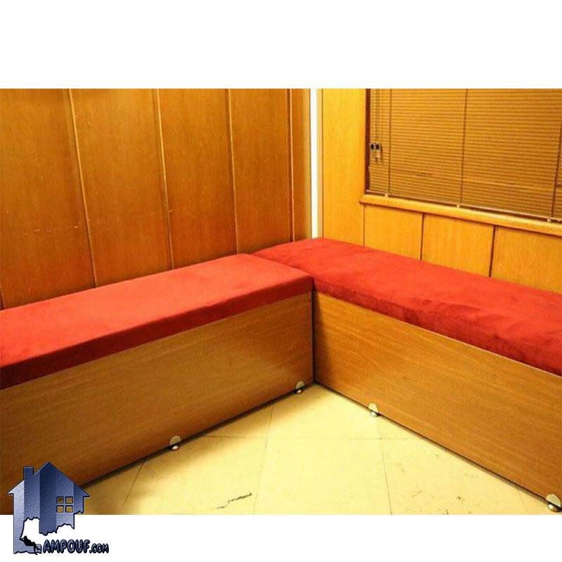 پاف PBJ101 به صورت یک باکس و صندوق و نیمکت و صندلی دو نفره که دارای طراحی زیبا با بدنه ای از چوب مصنوعی و نشیمن نرم و راحت که دارای درب باز شو میباشد.