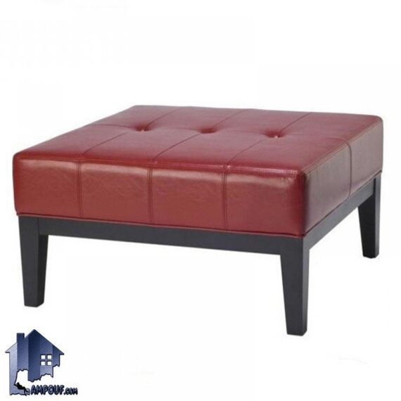 پاف PBJ107 که به عنوان یک جلومبلی خانگی و اداری و یا صندلی راحتی در کنار مبلمان طراحی شده است که دارای پایه های چوبی و با سطح لمسه شده میباشد.