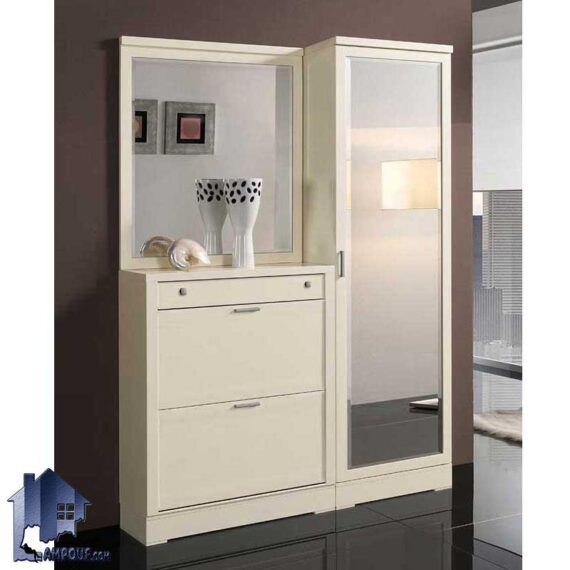 جاکفشی و جالباسی SHJ288 به عنوان یک کمد دارای درب جکدار و کشو دار و آینه دار می‌تواند در قسمت ورودی منزل و یا در داخل اتاق خواب مورد استفاده قرار بگیرد.