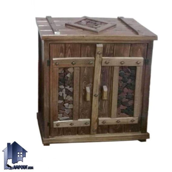 جاکفشی سنتی SHK203 دارای دو درب و به صورت قفسه دار و طبقه دار که کاملا چوبی بوده و با طراحی زیبا در قسمت ورودی منزل و یا در فضاهای دکوری استفاده می‌شود.