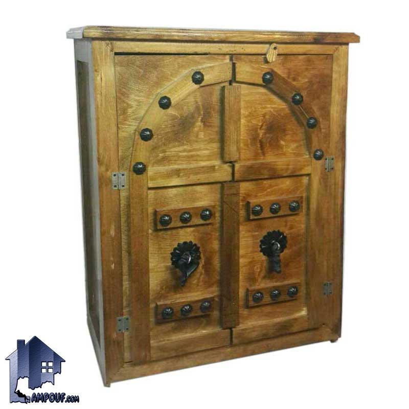 جاکفشی سنتی SHK205 دارای جنس کاملا چوبی و دو درب که به صورت طبقه دار بوده و به عنوان یک دکور سنتی در قسمت ورودی منزل و یا در محیط های مشابه استفاده می‌شود.