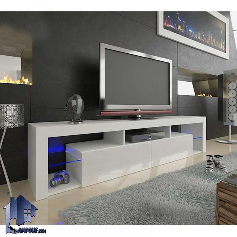 میز LCD مدل TTJ44 با طراحی زیبا به عنوان یک استند تلویزیون و زیر تلویزیونی می‌تواند در قسمت تی وی روم و پذیرایی دکوری زیبا و متفاوت را به وجود آورد.