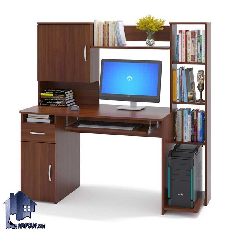 میز کامپیوتر SDJ263 مجهز بخ کتابخانه و فایل و کشو ومیز کشویی جای کیبورد که به عنوان میز تحریر کار مطالعه و لپ تاپ می‌تواند در قسمت اتاق خواب منزل قرار بگیرد.