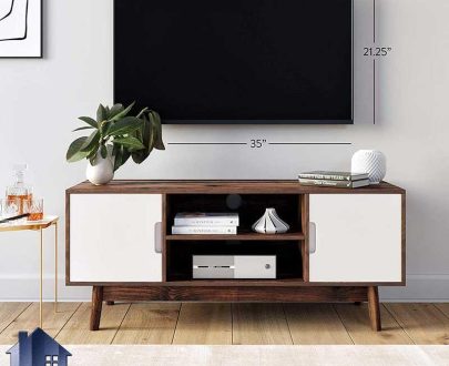 میز LCD مدل TTJ50 به صورت قفسه دار و درب دار که به عنوان یک استند و براکت تلویزیون و یا زیر تلویزیونی در داخل تی وی روم و پذیرایی مورد استفاده قرار می‌گیرد.