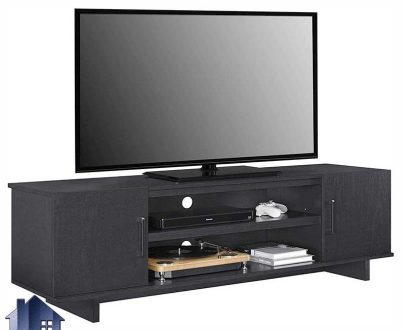 میز LCD مدل TTJ56 به صورت درب دار و قفسه دار با طراحی زیبا که به عنوان زیر تلویزیونی و استند و براکت تلویزیون در پذیرایی و تی وی روم منزل قرار می‌گیرد.