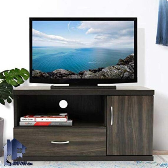 میز LCD مدل TTJ57 دارای کشو و قفسه و درب بازشو که به عنوان استند و براکت تلویزیون و یا زیر تلویزیونی در داخل تی وی روم و پذیرایی مورد استفاده قرار می‌گیرد.