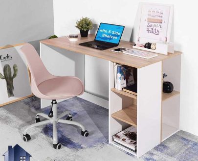 میز کامپیوتر SDJ317 و میز کار یا مطالعه که دارای ساختار به صورت قفسه دار و جاکتابی دار طراحی شده و مناسب برای قرار گیری در اتاق خواب و کار می‌باشد.