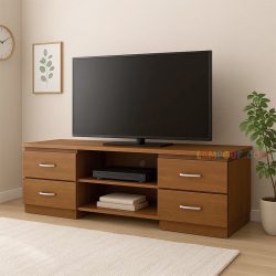 میز LCD مدل TTJ65 به صورت 4 کشو و قفسه دار که به صورت یک زیر تلویزیونی ساخته شده و به عنوان استند و براکت تلویزیون در تی وی روم و پذیرایی استفاده می‌شود.