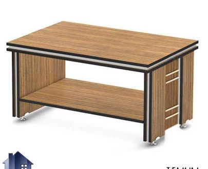 جلومبلی بالو OfON727 که برای پذیرایی کردن در محیط های اداری به عنوان میز برای جلوی مبل در سالن های انتظار و اتاق مدیریت و کار مورد استفاده قرار می‌گیرد.