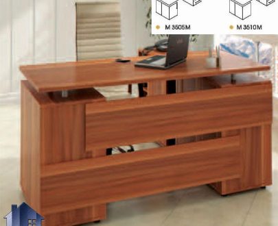 میز مدیریتی MDF رادو MDN35M دارای طراحی به صورت چوبی که به عنوان یک میز اداری در اتاق کار مدیریت در کنار دکور اداری مورد استفاده قرار می‌گیرد.