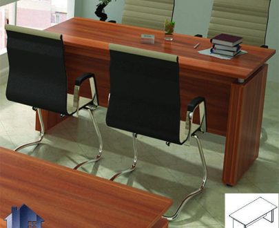میز کنفرانس MDF رادو CTN3515M که برای برگزاری جلسات و کنفرانس ها در اتاق های کنفرانس و مدیریت به عنوان میز اداری در کنار دکور اداری استفاده می‌شود.