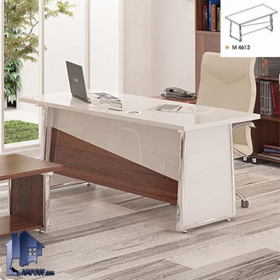 میز مدیریت راوند MDN4612 که در داخل اتاق های کار و مدیریتی و معاونتی در کنار دکور و تجهیزات اداری به عنوان یک میز کار مجهز و زیبا مورد استفاده قرار می‌گیرد.
