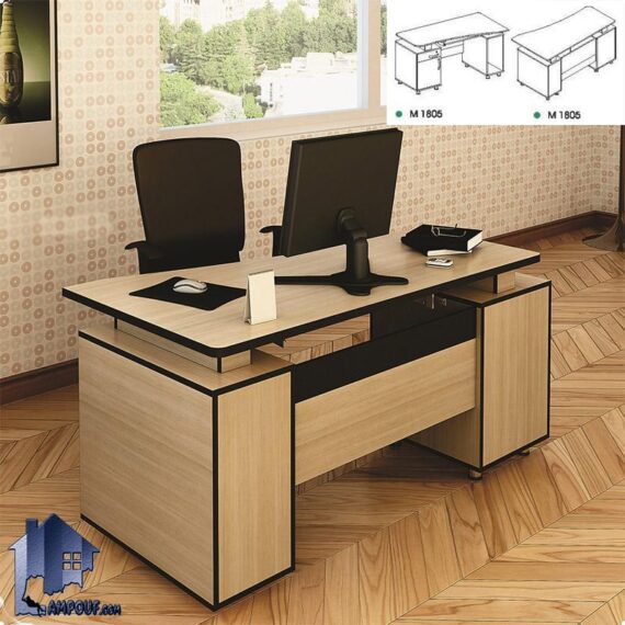 میز کارمندی وندا EDN1805 دارای فایلینگ کشو دار و جای کیس و کیبورد که به عنوان یک میز تحریر و یا میز اداری مدیریتی و کارشناسی در اتاق کار استفاده می‌شود.