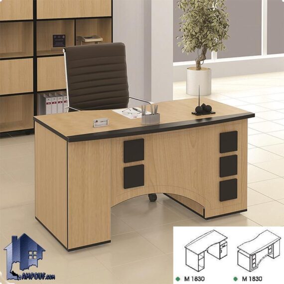 میز کارمندی سامان EDN1830 که می‌تواند به عنوان یک میز اداری و تحریر و یا کارشناسی در داخل منازل و اتاق کار در کنار دیگر دکور و تجهیزات اداری استفاده شود.