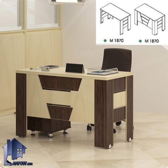 میز کارمندی تیران EDN1870 با ایجاد یک دکور زیبای اداری در داخل اتاق کار به عنوان یک میز کارشناسی و مدیریتی و یا تحریر مورد استفاده قرار می‌گیرد.