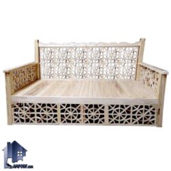 تخت سنتی چهارنفره 190*90 مدل TRK108 که به عنوان تخت قهوه خانه ای باغی برای منازل و فضای باز و قهوه خانه و رستوران و سفره خانه سنتی مورد استفاده قرار میگیرد