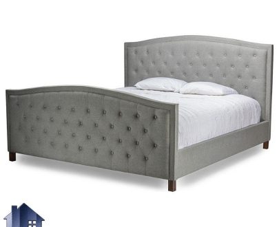تخت خواب دو نفره DBJ116 دارای طراحی به صورت لمسه شده و چستر که در قسمت تاج بالا و پایین استفاده شده و به عنوان تختخواب دونفره در اتاق خواب استفاده می‌شود.