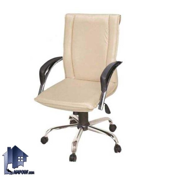 صندلی کارمندی ESN512E دارای پایه چرخدار به صورت پنجپر و جکدار که به عنوان صندلی اداری کارشناسی یا حتی صندلی میز کامپیوتر و تحریر مورد استفاده قرار می‌گیرد.
