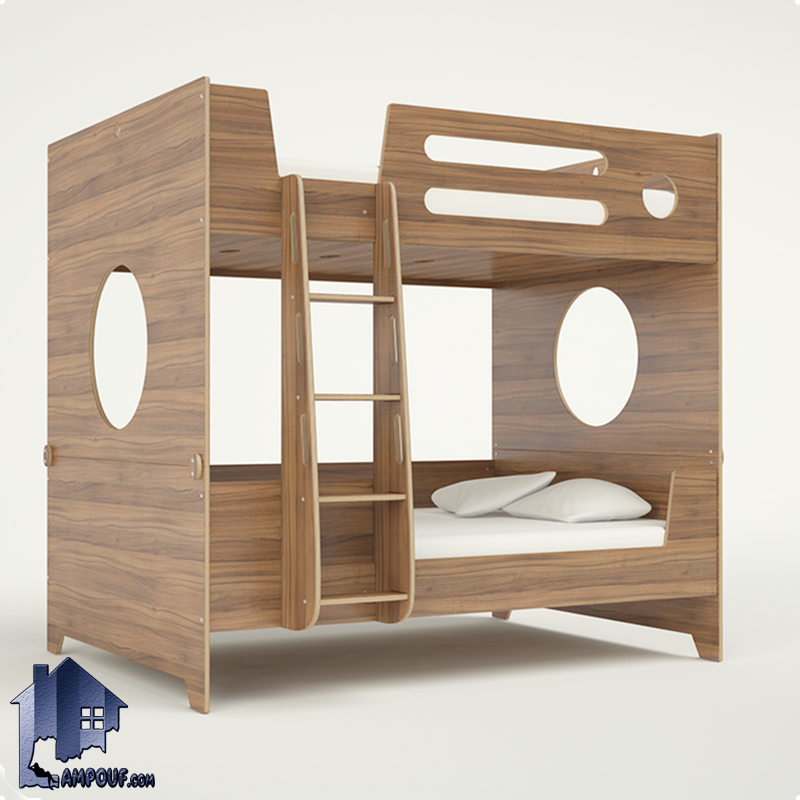تخت خواب دو طبقه TBJ47 به صورت تختخواب دوطبقه کمجا با تخت های مجزا که در کنار سرویس خواب کودک و نوجوان و بزرگسال در داخل اتاق مورد استفاده قرار می‌گیرد.