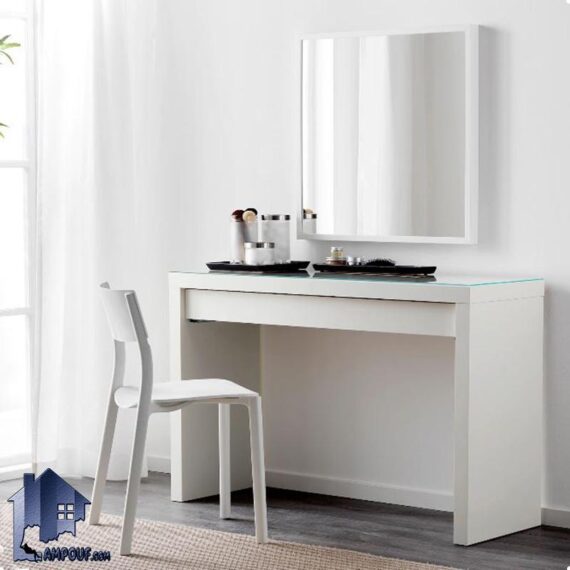 میز آرایش DJ352 که به عنوان یک کنسول و دراور و میز توالت کشو دار و آینه دار در داخل اتاق خواب و در کنار دیگر لوازم سرویس خواب مورد استفاده قرار می‌گیرد