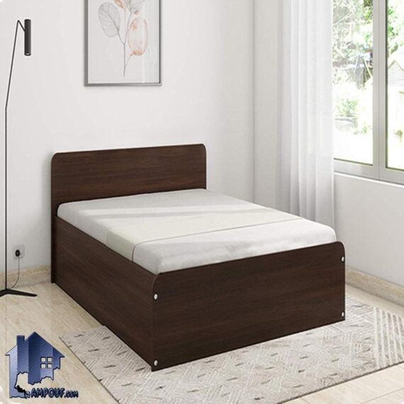تخت خواب یک نفره SBJ114 دارای کفی فلزی و بدنه چوبی که به عنوان تختخواب یکنفره در داخل اتاق خواب و در کنار سرویس خواب در منزل و ویلا و هتل ها استفاده میشود.