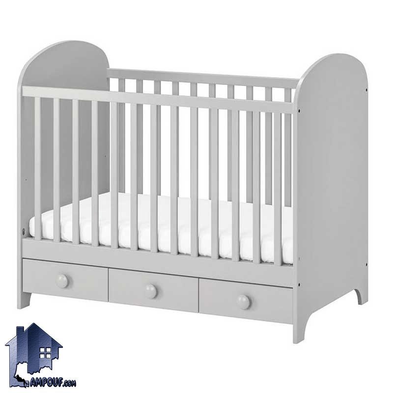 تخت خواب کودک CHJ115 که به عنوان یک تختخواب فانتزی نوزاد دختر و پسر در داخل اتاق خواب و در کنار دیگر اقلام سرویس خواب و سیسمونی مورد استفاده قرار می‌گیرد.