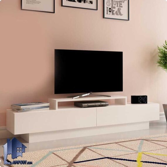 میز LCD مدل TTJ76 که به عنوان استند و براکت تلویزیون و یا میز ال سی دی یا زیر تلویزیونی در قسمت تی وی روم و پذیرایی منزل مورد استفاده قرار می‌گیرد.