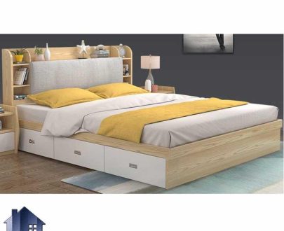 تخت خواب دو نفره DBJ135 با دو سایز کینگ King و کوئین Queen به عنوان باکس و تختخواب دونفره تاج دار و یا سرویس خواب در داخل اتاق استفاده می‌شود.