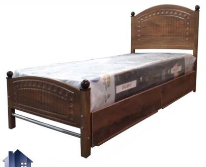 تخت خواب یک نفره SBV145 دارای بدنه فلزی و تاج وکیوم که به عنوان سرویس خواب و تختخواب یک نفره کشو دار در اتاق بزرگسال و نوجوان استفاده می‌شود