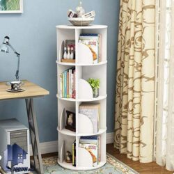 کتابخانه SCJ192 به صورت گرد که به عنوان قفسه و ویترین و شلف و جاکتابی در کنار دکور خانگی و اداری در داخل پذیرایی و اتاق خواب استفاده میشود