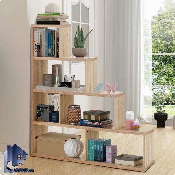 کتابخانه SCJ193 که به عنوان پارتیشن و جاکتابی و ویترین و قفسه و یا شلف در قسمت پذیرایی و اتاق خواب منزل و محیط های اداری استفاده میشود.