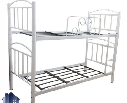 تخت خواب دو طبقه TBV54 کاملا فلزی با استحکام بالا که به عنوان تختخواب دوطبقه و سرویس خواب در داخل اتاق کودک ، نوجوان و بزرگسال استفاده می‌شود