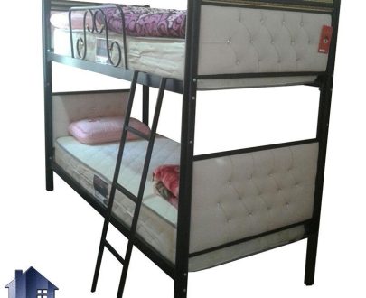 تخت خواب دو طبقه TBV55 فلزی داری لمسه چستر که به عنوان سرویس خواب و تختخواب دوطبقه در اتاق کودک و نوجوان و بزرگسال قابل استفاده می‌باشد.