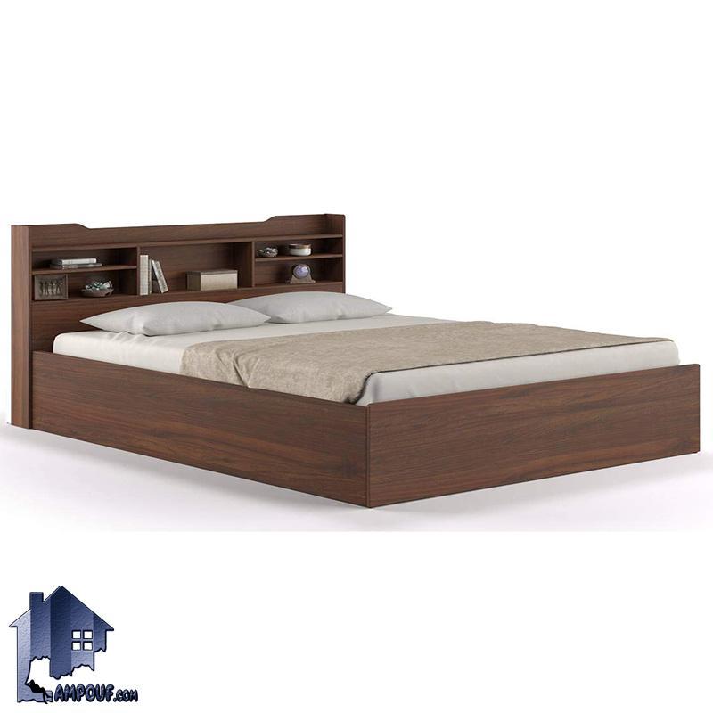 تخت خواب دو نفره DBJ150 با سایز های کینگ و کوئین که به عنوان سرویس خواب و تختخواب دونفره در کنار دکور اتاق مورد استفاده قرار می‌گیرد