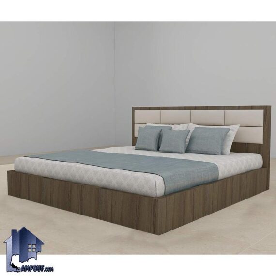 تخت خواب دو نفره DBJ151 که به عنوان سرویس خواب و تختخواب دونفره کینگ و کوئین تاج دار در اتاق خواب بزرگسال مورد استفاده قرار میگیرد.