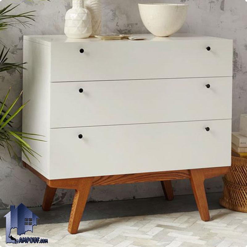 DJ386 (1) دراور DJ386 دارای سه کشو است. که به عنوان کنسول و میز آرایش و میر توالت و گریم در اتاق خواب و در کنار سرویس خواب مورد استفاده قرار میگیرد.